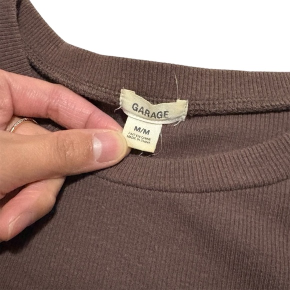 Garage Ribbed Cropped Longsleeve - Picture 3 of 4